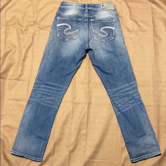 Silver Suki high rise Capri - Picture 5 of 6